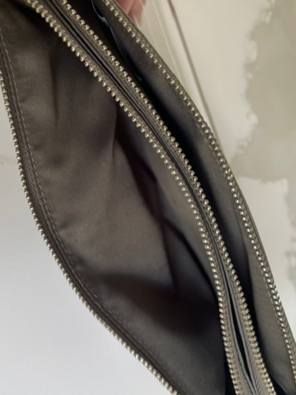 Lululemon Curved Wristlet in the highly sought-after Grey Sage neutral tone. - Picture 7 of 10